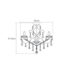 Vela 3 Arm Semi Flush Light