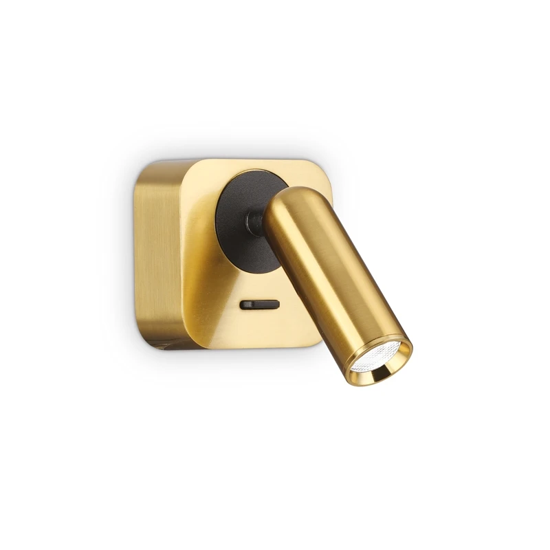 Bean Square LED Reading Light - Brass