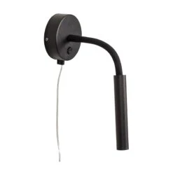 Jolie Reading Light With Plug - Black