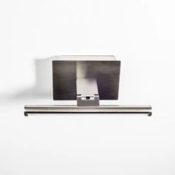 Slimline Small Battery Operated LED Picture Light - Satin Nickel