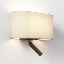 Astro Venn Wall Light With Reading Light - Bronze