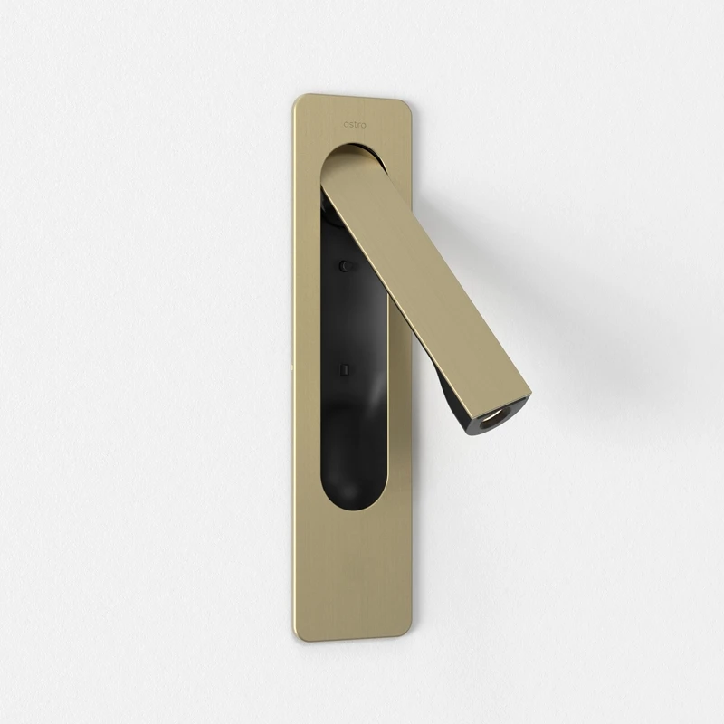 Astro Keta Recessed LED Wall Light - Matt Gold