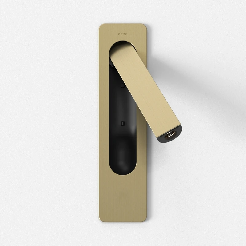 Astro Keta Recessed LED Wall Light - Matt Gold - Image 2