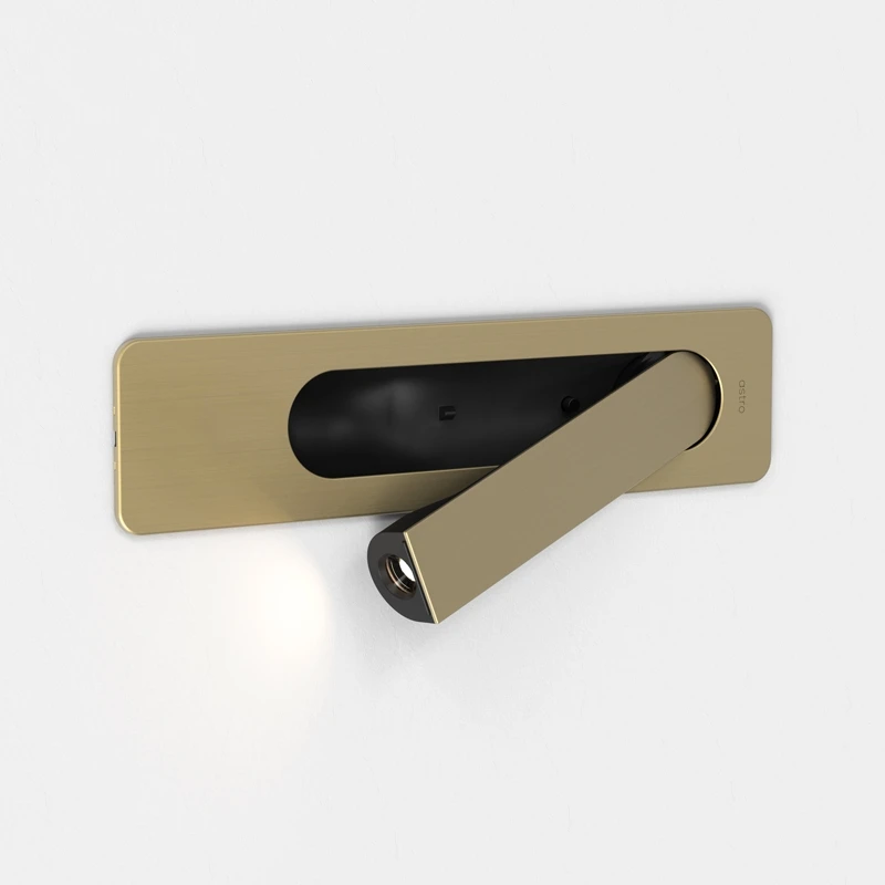 Astro Keta Recessed LED Wall Light - Matt Gold - Image 3