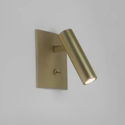 Astro Enna LED Switched Reading Light - Matt Gold