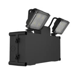 Kosnic Orda 3W Daylight LED Emergency Twinspot - Black