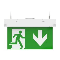 Kosnic Doxa 5 In 1 LED Emergency Exit Sign With Down Arrow