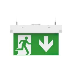 Kosnic Doxa 5 In 1 LED Self-Test Emergency Exit Sign With Down Arrow