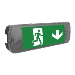 Kosnic Mulu 5W Daylight LED Emergency Bulkhead - Black