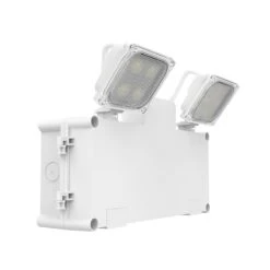 Kosnic Orda 3W LED Non Maintained Self-Test Emergency Twin-Spot - White
