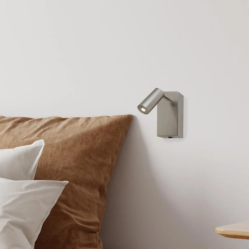 Edit Adjustable LED Reading Light - Satin Nickel - Image 2