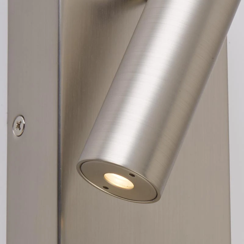 Edit Adjustable LED Reading Light - Satin Nickel - Image 3