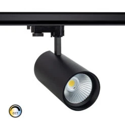 Three Circuit 40W Colour Selectable CCT LED Track Light New D'Angelo CRI90 LIFUD - Black