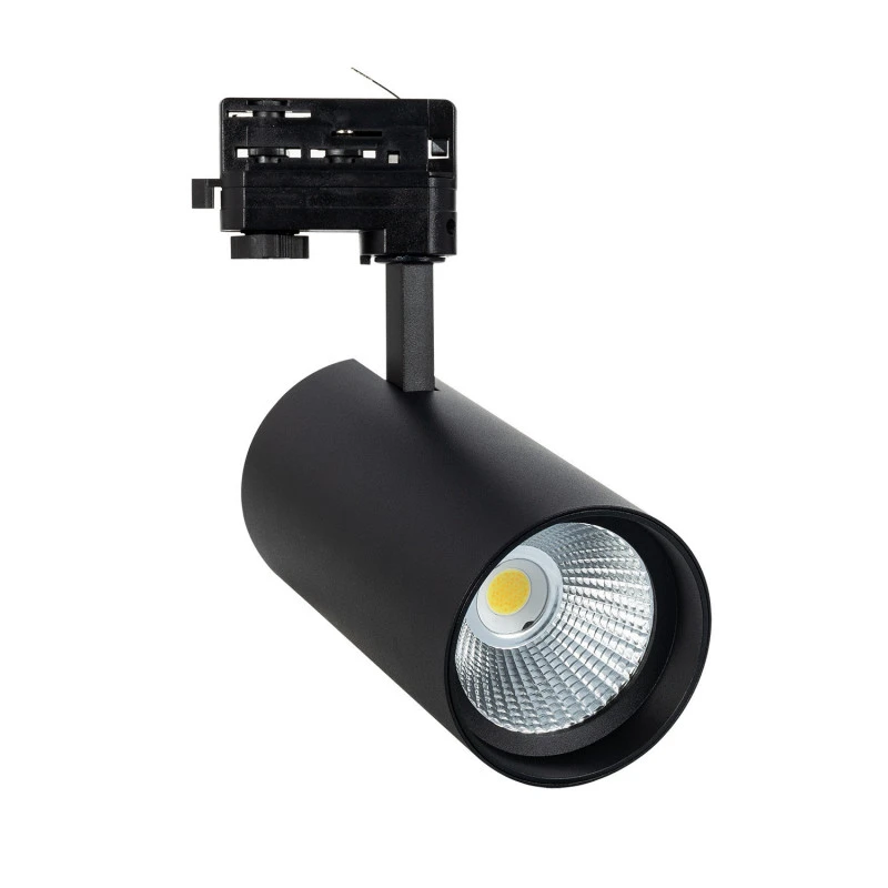 Three Circuit 30W Warm White LED Track Light New D'Angelo CRI90 LIFUD - Black - Image 2
