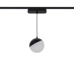 Magnetic Track 25mm Super Slim 10W Warm White LED Track Pendant Light CRI90 - Black