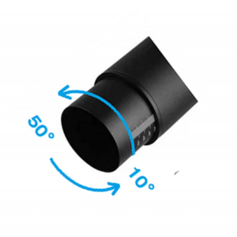 Three Circuit 10-50º Multiangle Track Light GU10 Lampholder Agata - Black - Image 2