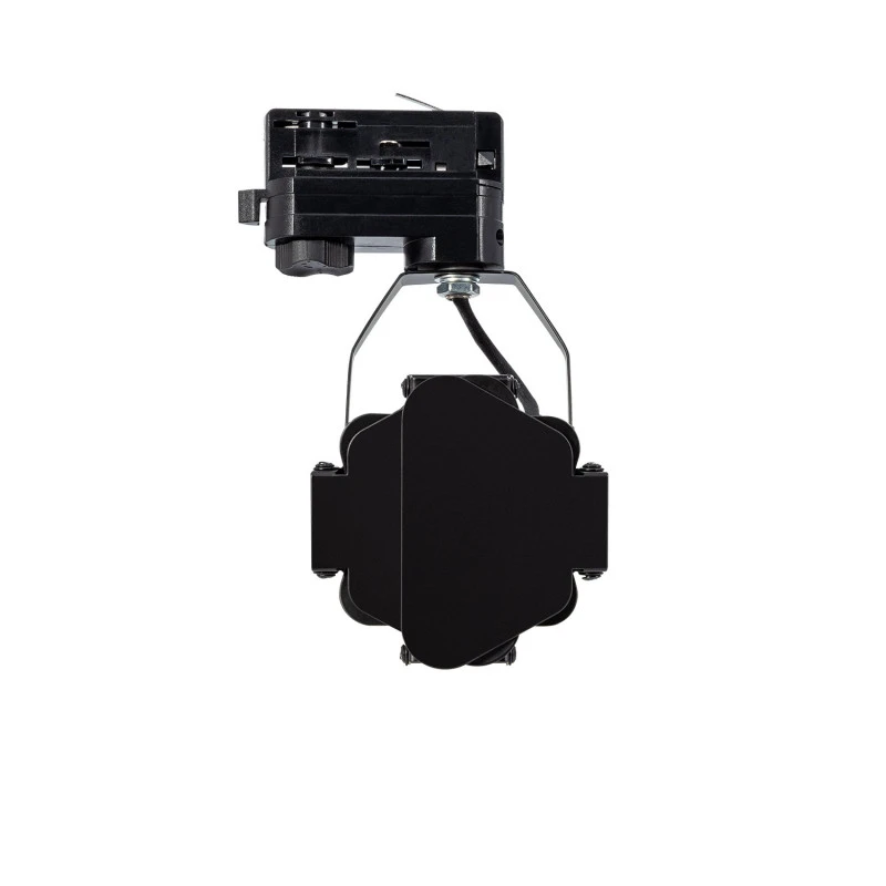 Three Circuit Track Light GU10 Lampholder Kuranga - Black - Image 4