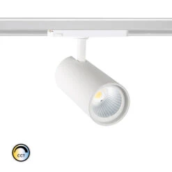 Three Circuit 30W Colour Selectable CCT LED Track Light New D'Angelo CRI90 PHILIPS XITANIUM - White