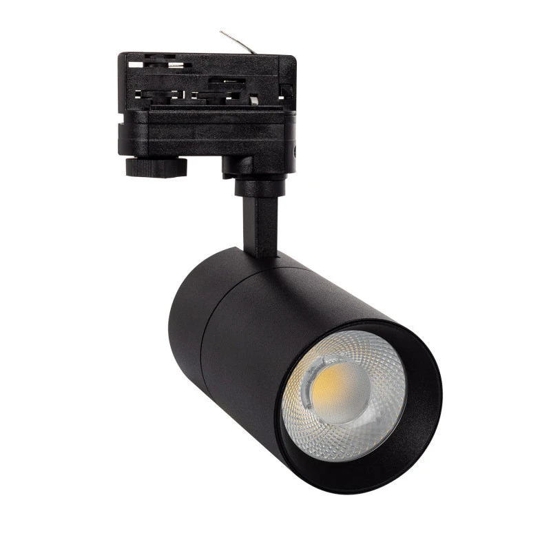 Three Circuit 30W Daylight Dimmable LED Track Light New Mallet - Black