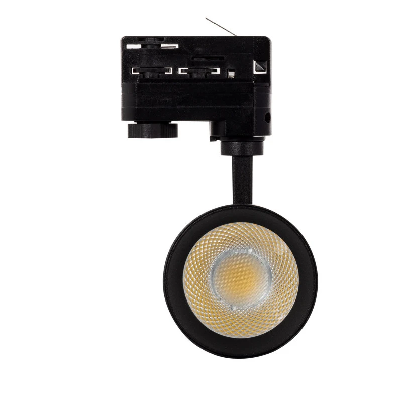 Three Circuit 30W Daylight Dimmable LED Track Light New Mallet - Black - Image 3