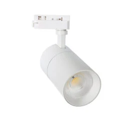 Single Circuit 20W Daylight Dimmable LED Track Light New Mallet - White