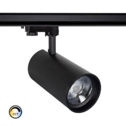 Three Circuit 30W Colour Selectable CCT LED Track Light New D'Angelo Concave Optic 24º LIFUD - Black