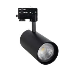 Three Circuit 30W Colour Selectable CCT LED Track Light New D'Angelo Concave Optic 36º LIFUD - Black