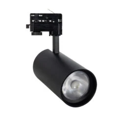 Three Circuit 30W Colour Selectable CCT LED Track Light New D'Angelo Gradual Optic 15º LIFUD - Black