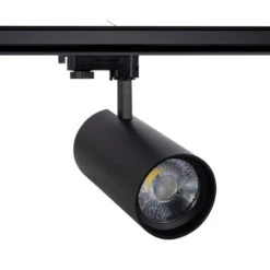 Three Circuit 40W Colour Selectable CCT LED Track Light New D'Angelo CRI90 Beam 24º LIFUD - Black
