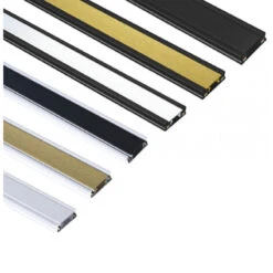 2m Super Slim Surface 48V Magnetic Track 25mm - Black