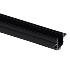 Recessed Profile For 1m Super Slim Surface 48V Magnetic Track 25mm - Black