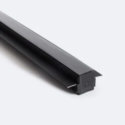 1m Super Slim Recessed 48V Magnetic Track 25mm - Black