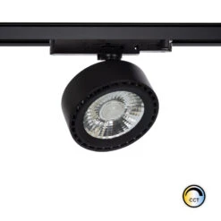Three Circuit 30W Colour Selectable CCT LED Track Light New Onuba CRI90 - Black
