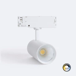 Three Circuit 30W Colour Selectable CCT LED Track Light Carlo - White