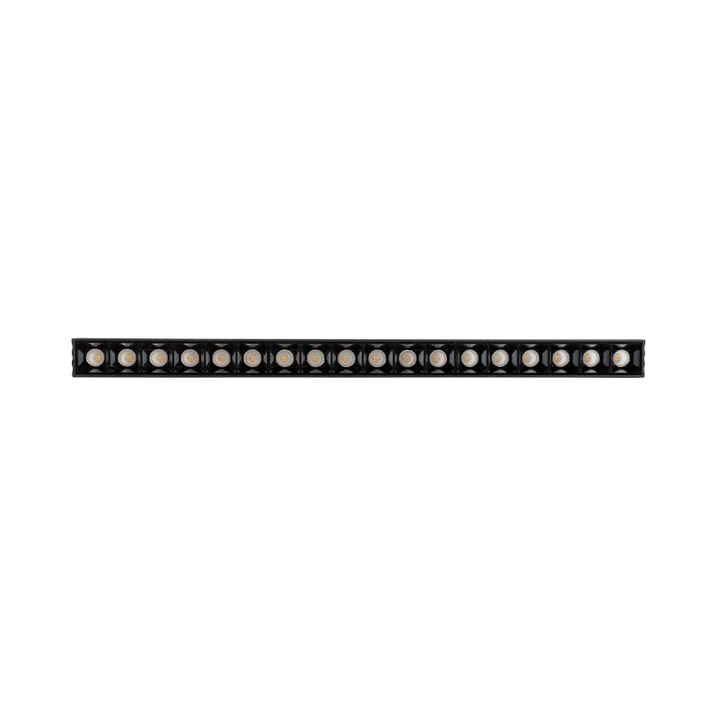 Magnetic Track 20mm 15W Warm White LED Linear Bar Light CRI90 - Black - Image 3