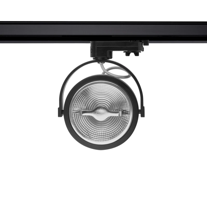 Three Circuit Cree 15W Daylight Dimmable LED Track Light - Black - Image 2