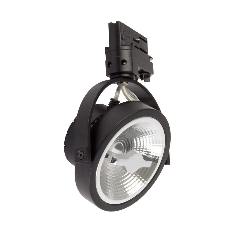 Three Circuit Cree 15W Daylight Dimmable LED Track Light - Black - Image 3
