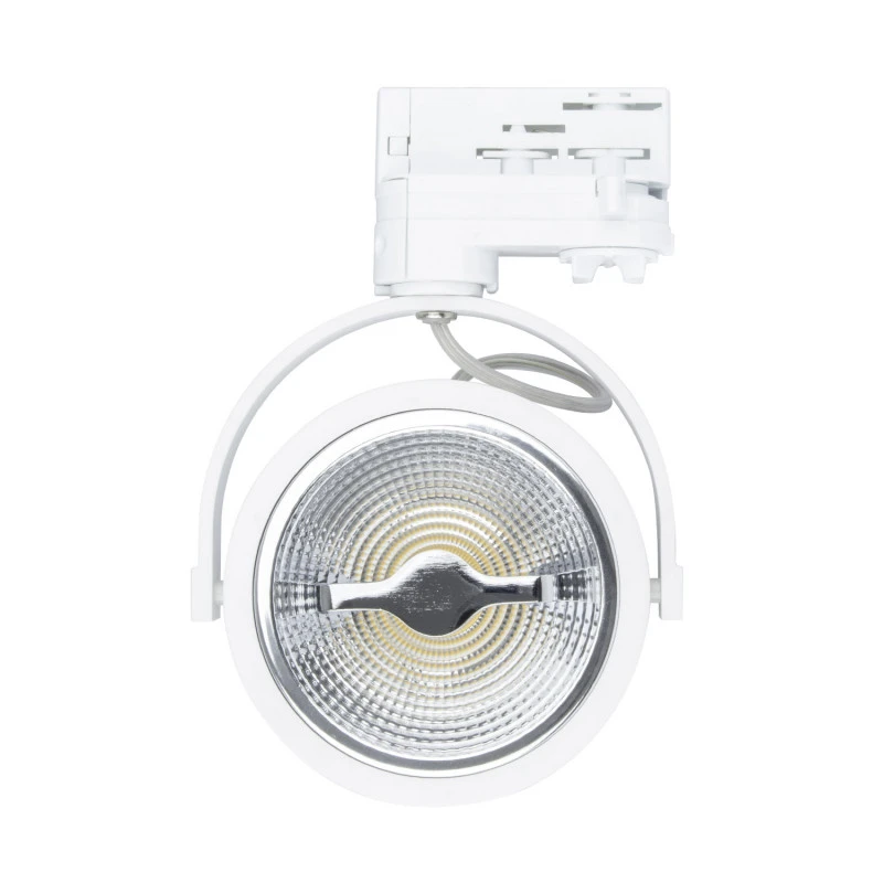 Three Circuit Cree 15W Daylight Dimmable LED Track Light - White