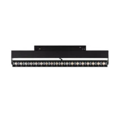 Magnetic Track 20mm 15W Cool White LED Adjustable Linear Bar Light CRI90 - Black