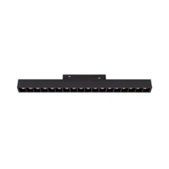 Magnetic Track 20mm 15W Cool White LED Linear Bar Light CRI90 - Black