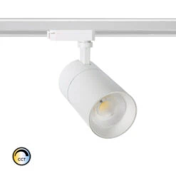 Single Circuit 30W Colour Selectable CCT LED Track Light New Mallet - White
