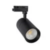 Single Circuit 20W Colour Selectable CCT LED Track Light New Mallet - Black