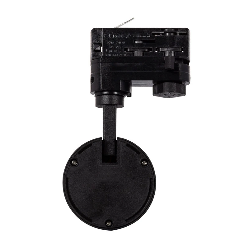 Three Circuit 30W Warm White Dimmable LED Track Light New Mallet - Black - Image 4